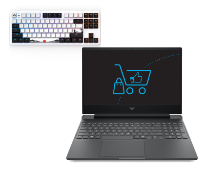 Laptop HP VICTUS Core 5-210H/24GB/512 RTX5060 144Hz Zestaw